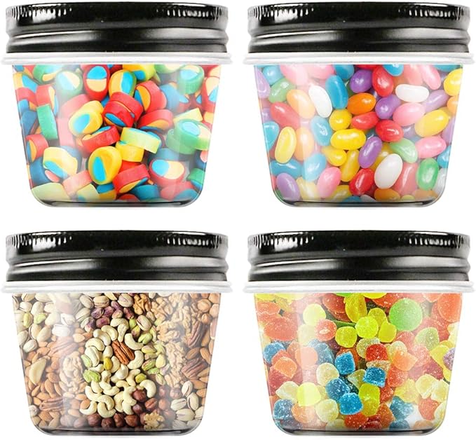 Novelinks 4 oz Clear Plastic Jars - Image 6