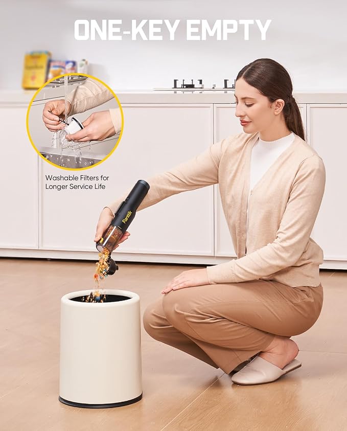 Fanttik Slim V10 Lite Cordless Handheld Vacuum, 0.98lb Lightweight - Image 8