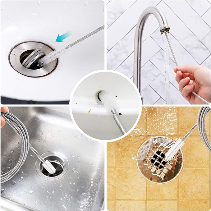 Long Drain Brush Flexible Feeding Tube Brush Slim Cleaning Brush Hose Pipe Brush - Image 5