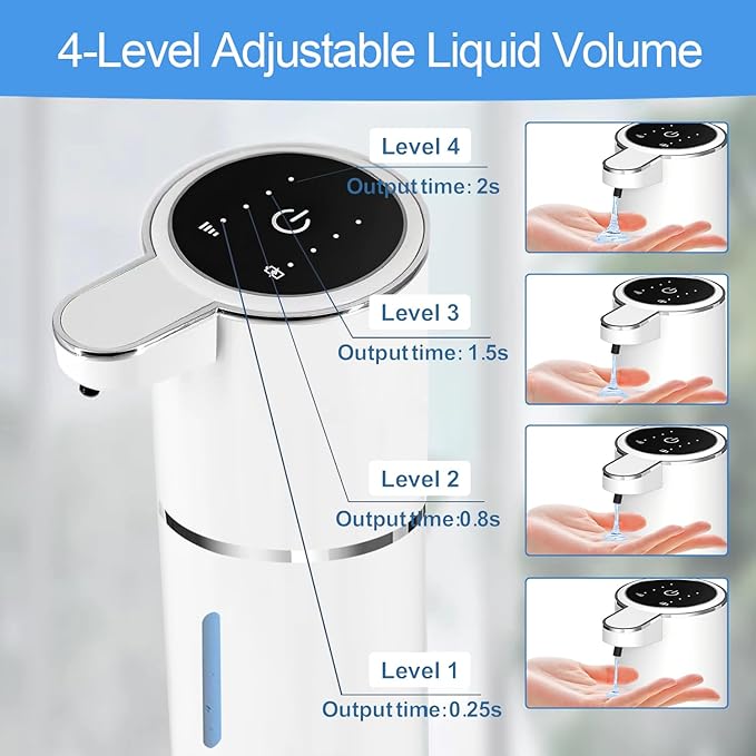 Automatic Liquid Soap Dispenser Bathroom Kitchen Dish Liquid Body Shampoo - Image 4
