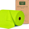 Roll of Microfiber Cleaning Cloth –100 Pack, Tear Away Microfiber Towels by CHAUNCEYHOME