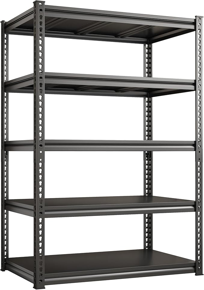 REIBII 72" H Garage Shelving Load 2500 LBS, Heavy Duty Storage Shelves - Image 9
