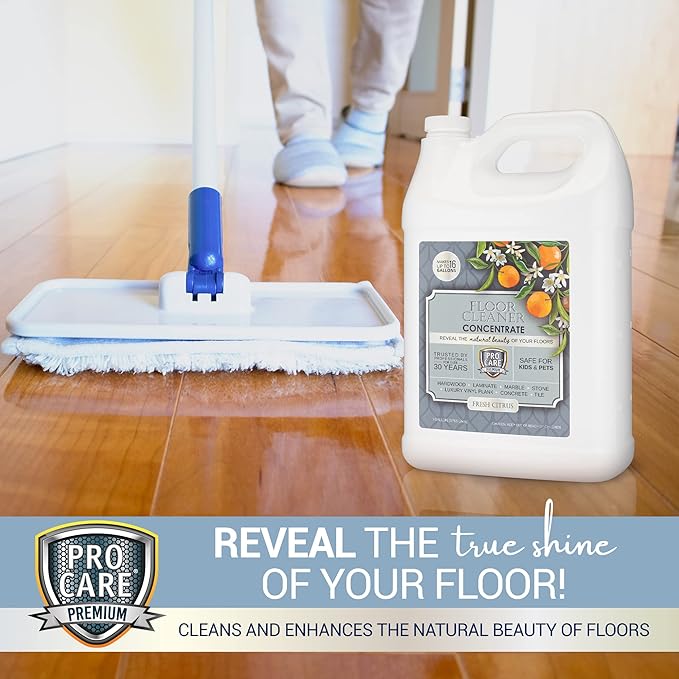 ProCare Citrus Floor Cleaner Concentrate | Vinyl, Stone & Laminate Floor Cleaner - Image 6