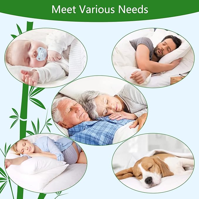 GOONIK 2 Pack Twin Size Mattress Protector, Breathable Bamboo Viscose - Image 6