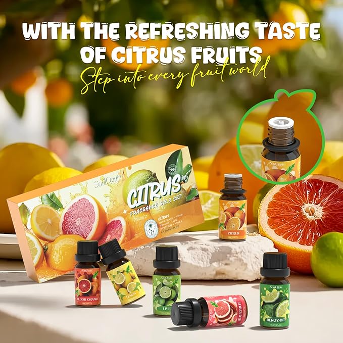 Citrus Essential Oils Set, Fragrance Oil Set - Image 4