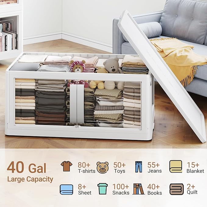BROVIEW 160QT Stackable Storage Bins - Image 8