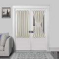 DWCN French Door Curtains Rod Pocket Thermal Blackout Curtain by DWCN