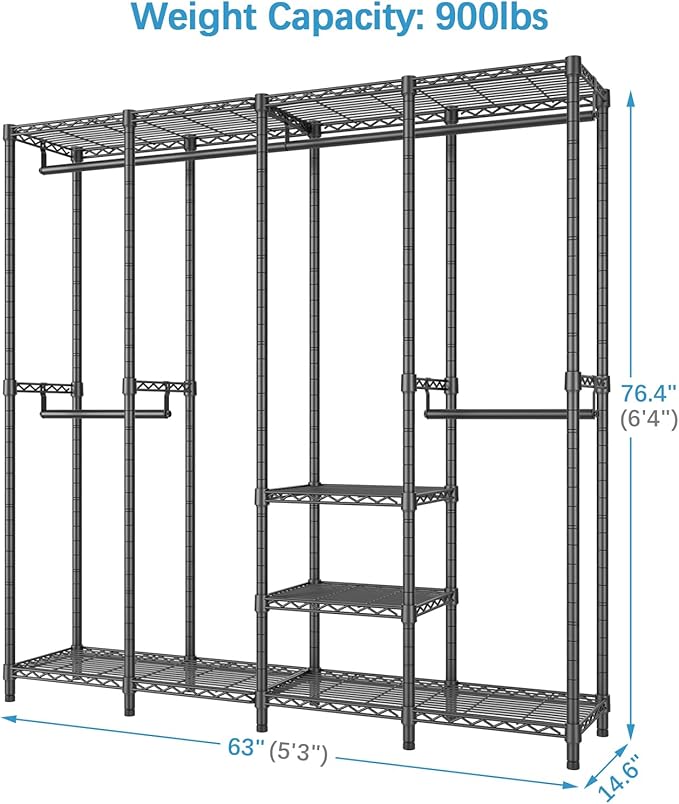 VIPEK V40 Medium Garment Rack Heavy Duty Clothes Rack - Image 4