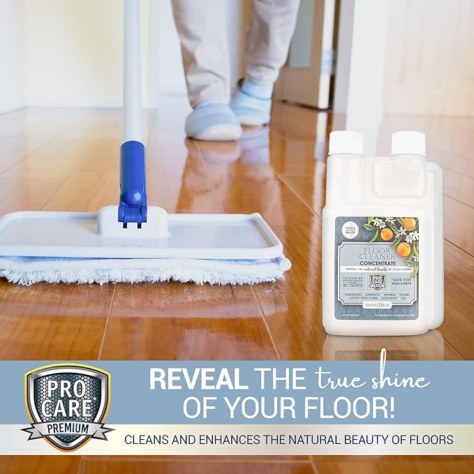 ProCare Citrus Floor Cleaner Concentrate | Vinyl, Stone & Laminate Floor Cleaner - Image 6