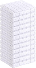 Homaxy 100% Cotton Terry Kitchen Dish Cloths, Ultra Soft and Absorbent Dish by Homaxy