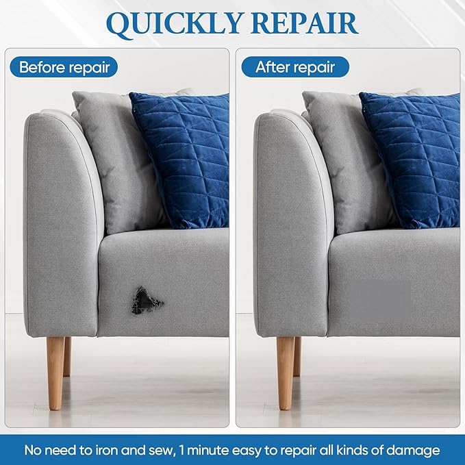 Canvas Patch 5.5 x 8 Inches 6Pcs Self-Adhesive Waterproof Canvas Patch Kit - Image 4