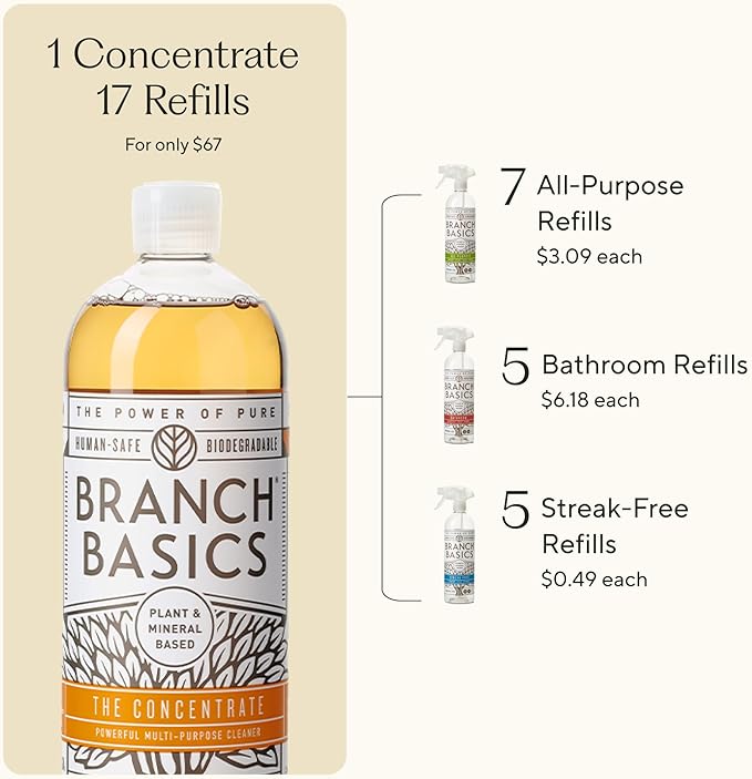 Branch Basics Cleaning Essentials Kit: All Purpose Spray, Glass Cleaner - Image 6