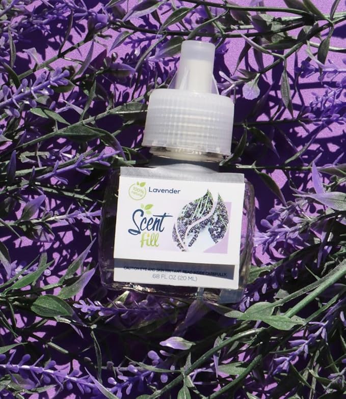 Scent Fill 100% Natural Lavender Plug in Air Freshener, Scented Oil Refills - Image 3