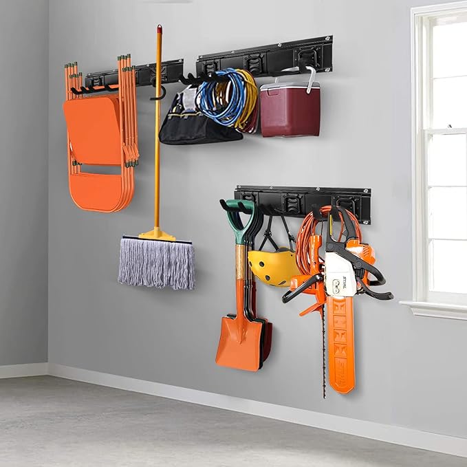 Garage Garden Tool Storage Rack Organizer Wall Mount, Yard Shovel Rack Holder - Image 7