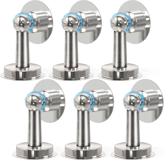 6 Pack Door Stopper Magnetic, COCIVIVRE Magnet Door Stop Stainless Steel by COCIVIVRE