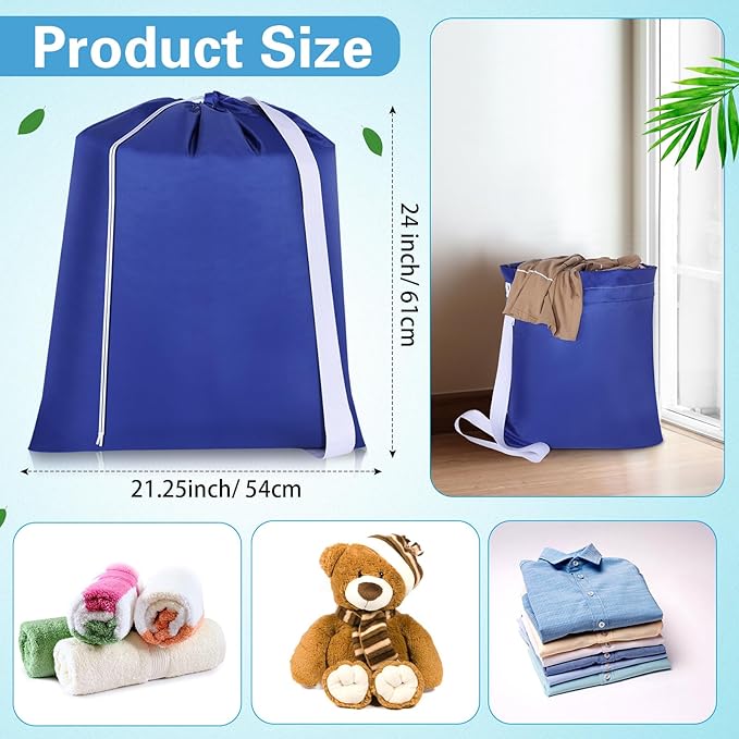10 Pcs Nylon Extra Large Laundry Bag - Image 2