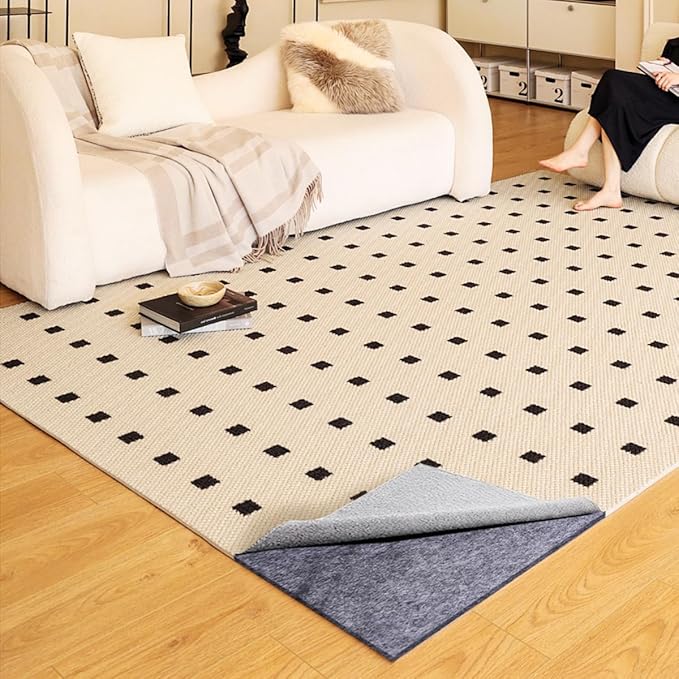 Felt Rug Pad, 4x6 Ft Extra Large Area Cushioned Carpet Liner, Thick Felt Pads - Image 7