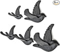 Ambipolar 5-Pack Bird Flying Style Coat Hooks, Vintage Black Hooks by Ambipolar