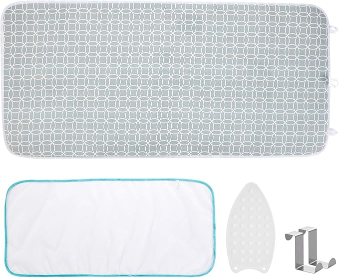 Seiritex Ironing Mat, Portable Ironing Pad 39.4 x 18.9 inch Table Top Iron by Seiritex