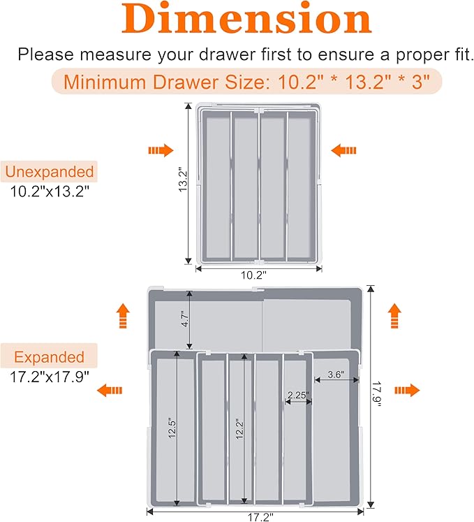 Expandable Large Silverware Organizer - Image 9
