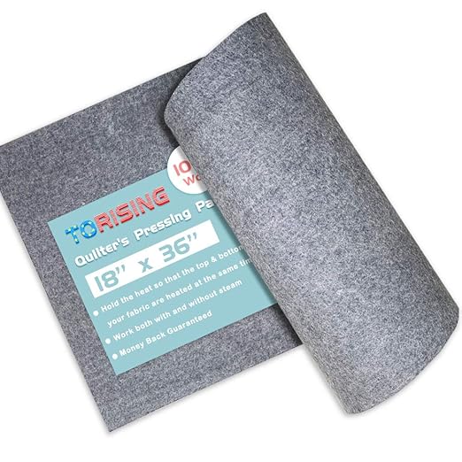 100% Wool Monster Pressing mat -18" x 36" Professional Ironing Pad by Torising