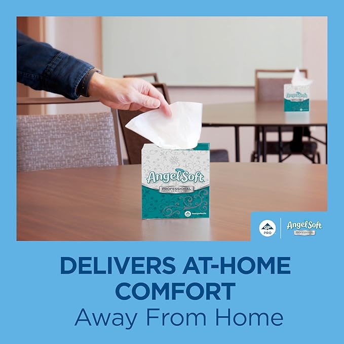 Angel Soft Professional Series 2-Ply Facial Tissue, 96 Sheets, 36 Boxes - Image 7