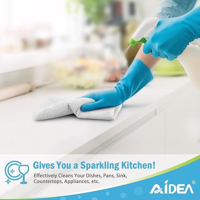 AIDEA Microfiber Cleaning Cloth-50PK, Soft Microfiber Towels - Image 5