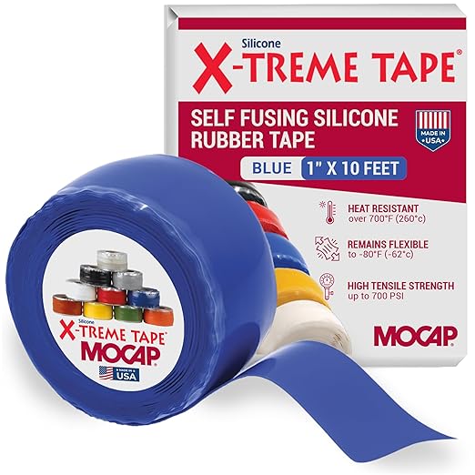 X-Treme Tape MOCAP Heavy Duty Electrical Tape, Self-Fusing Silicone Rubber by MOCAP