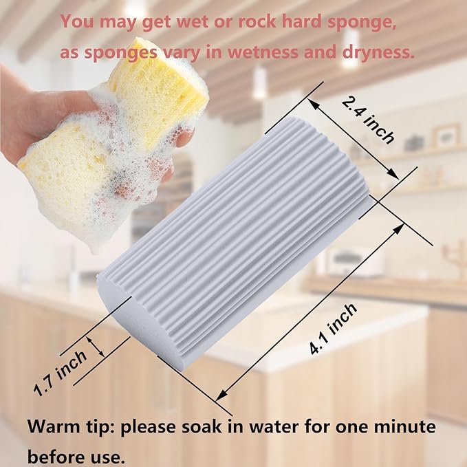 18-Pack Damp Clean Duster Sponge, Magic Sponge Eraser - Image 2