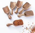 Wooden Scoops for Canisters 6PCS Acacia Wooden Scoop for Jars Mini Measuring by MediterraneanFoodExperience