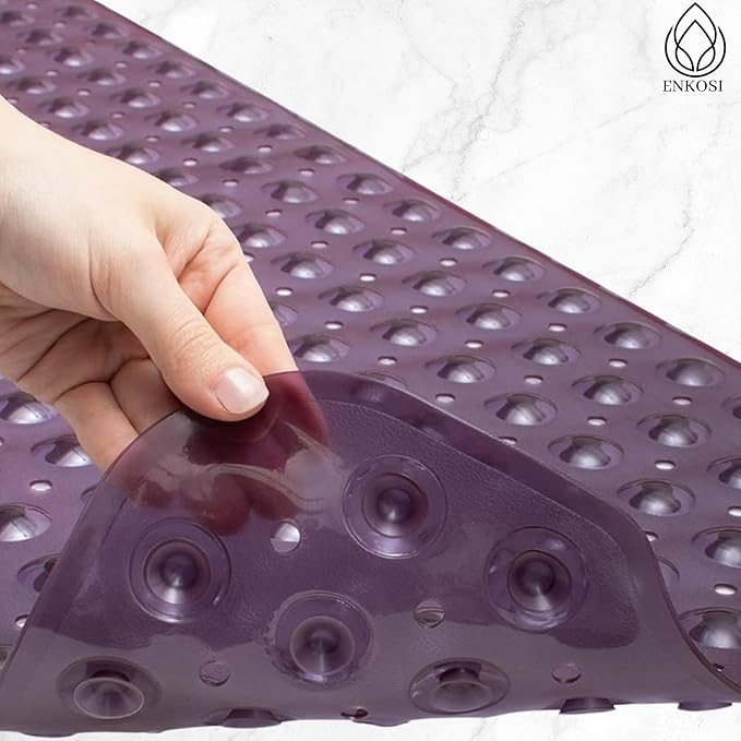 ENKOSI Bath Mat – 40 x 16 Inch Long Non-Slip Bathtub & Shower Mat - Image 2