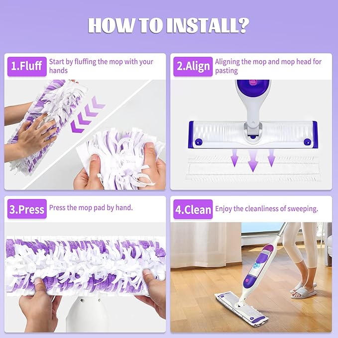 25 Pack Disposable Mop Pads for Swiffer Power Mop Pads, Replacement for Swiffer - Image 7