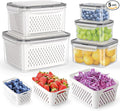 HOTEC 5-Pack Large Fruit Storage Container by Hotec