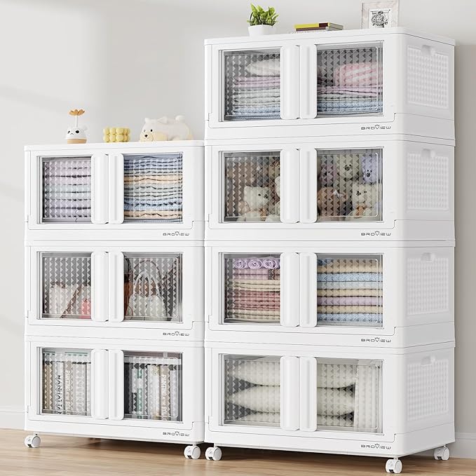 BROVIEW 140Gal Stackable Storage Bins by BROVIEW-EnjoytheArtofLife