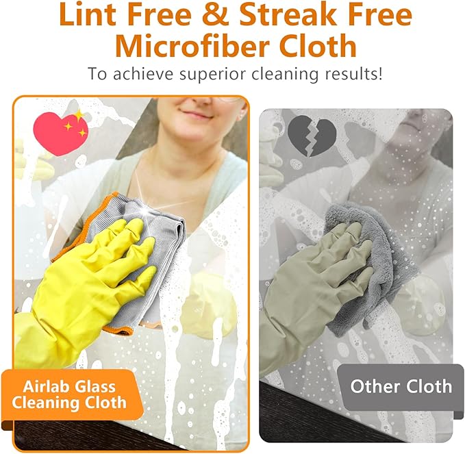 Glass Polishing Cloth Streak Free Miracle Microfiber Cleaning Cloth Lint Free - Image 5