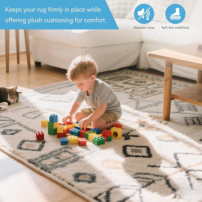 Warmstar 3x5 FT Non Slip Rug Pad, 100% Waterproof Felt Rug Pad - Image 2
