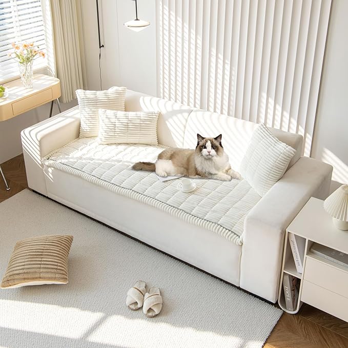 OTOB Couch Cover for Dogs Washable, Non Slip Funny Pet Couch Covers Sofa by OTOB