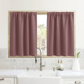 RYB HOME Small Window Curtains for Kitchen, Thermal Insulated Privacy Shades by RYBHOME