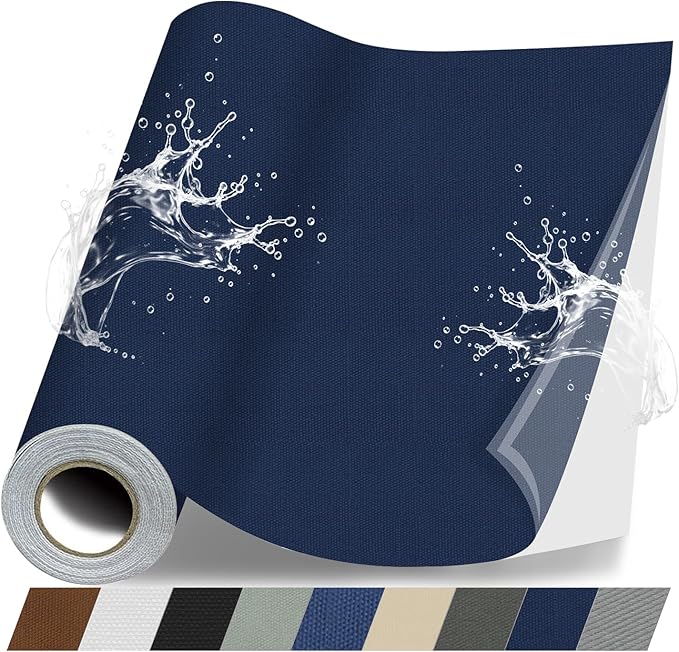 Fabric Repair Patches, 17X158 Inch Canvas Self-Adhesive Fabric Patches Tape by Lifeshoon