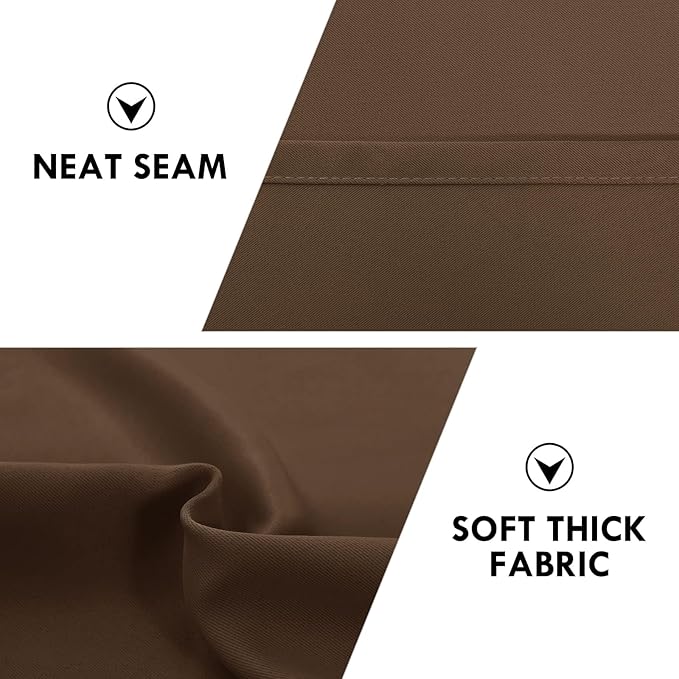 DWCN Blackout Curtains for Living Room Thermal Insulated, Energy Saving & Noise - Image 5