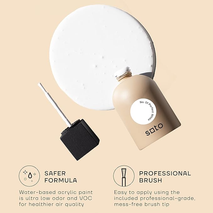 soto White Paint Touch Up, Satin Finish - Image 5
