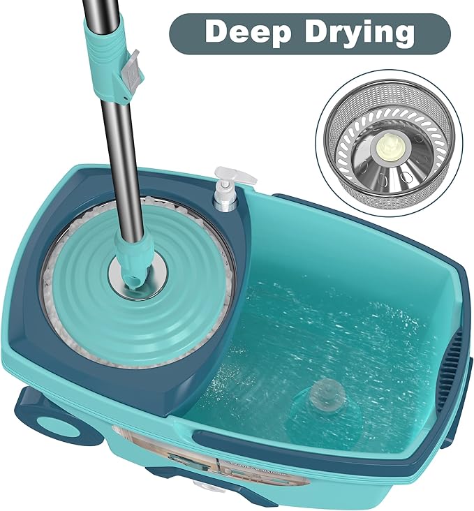 Spin Mop and Bucket System, Mop and Bucket - Image 3