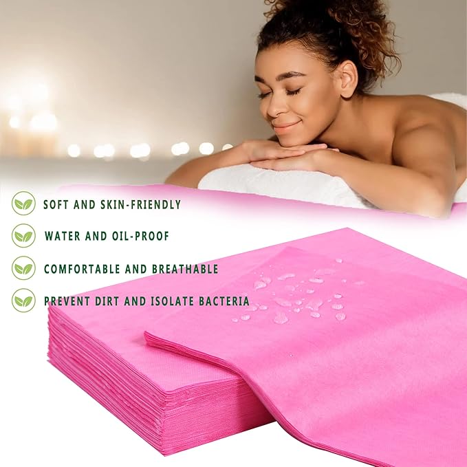 31" x 71" Disposable Bed Sheets - Image 2