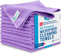 MW Pro Microfiber Cleaning Cloth | Purple | 12 Pack | 16” x 16” | All Purpose by MicrofiberWholesale