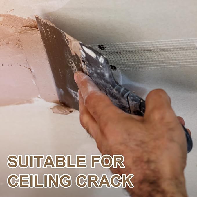 PATIKIL Drywall Repair Mesh Tape, 4 inch x 328 ft Fiberglass Repair Patch - Image 6