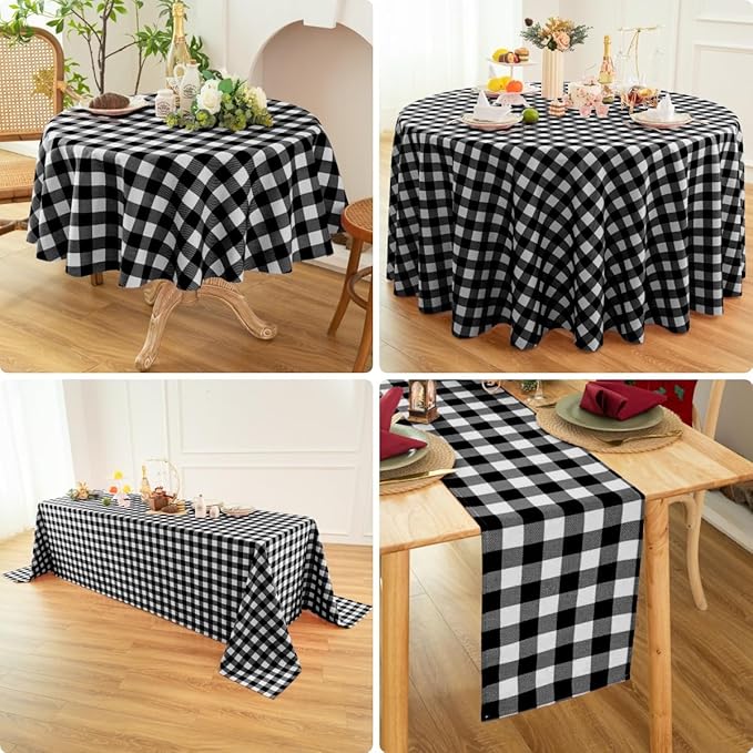 Classic Gingham Tablecloth Fabric - Image 4