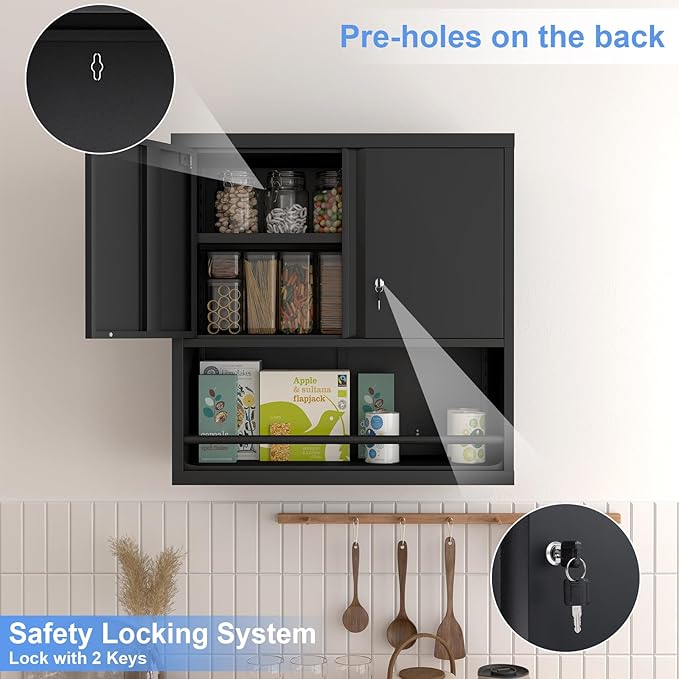 Locking Cabinet, Hanging Cabinets - Image 6