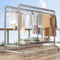 Clothes Drying Rack with Windproof Hooks, 78.7 inch Adjustable Heavy Duty by DeliveringAesthetics