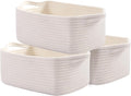 OIAHOMY Cotton Rope Storage Baskets | Decorative Storage Basket by MasterofSpaceOptimization