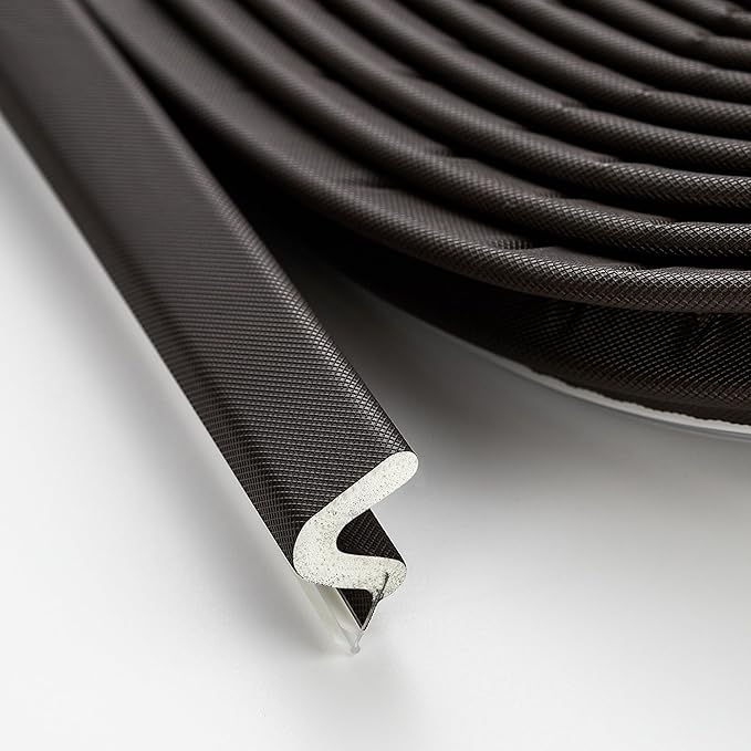 Ravinte Weather Stripping Door Seal Strip Soundproof "Q" Foam Weather Stripping by Ravinte